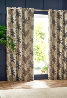 Galapagos Eyelet, Natural - Ready Made Curtains